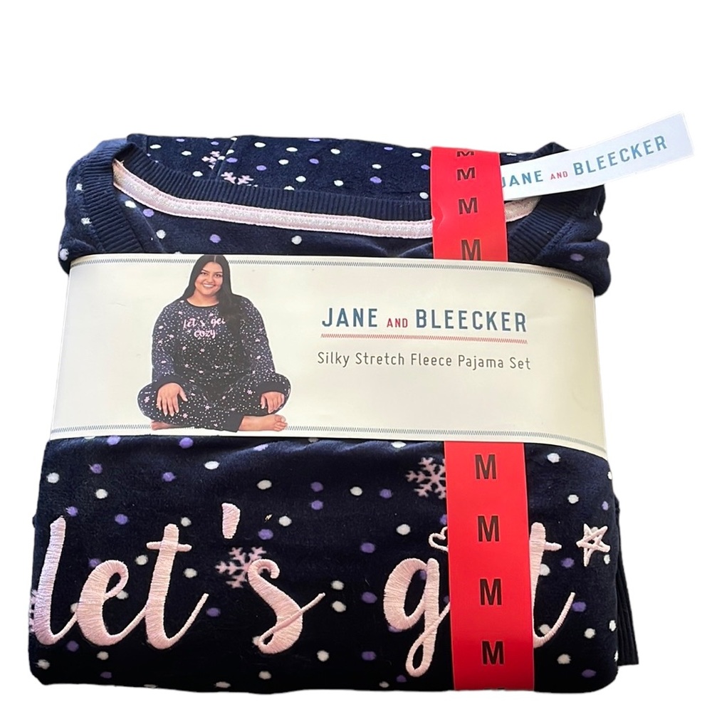 Jane and Bleecker - Silky Stretch Fleece Pajama Set